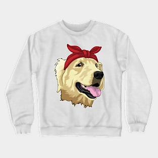 Labrador with Bandana Crewneck Sweatshirt